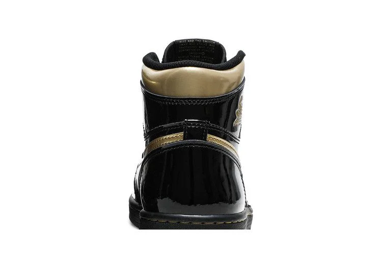 Кроссовки Air Jordan 1 Retro High OG 'Black Metallic Gold'