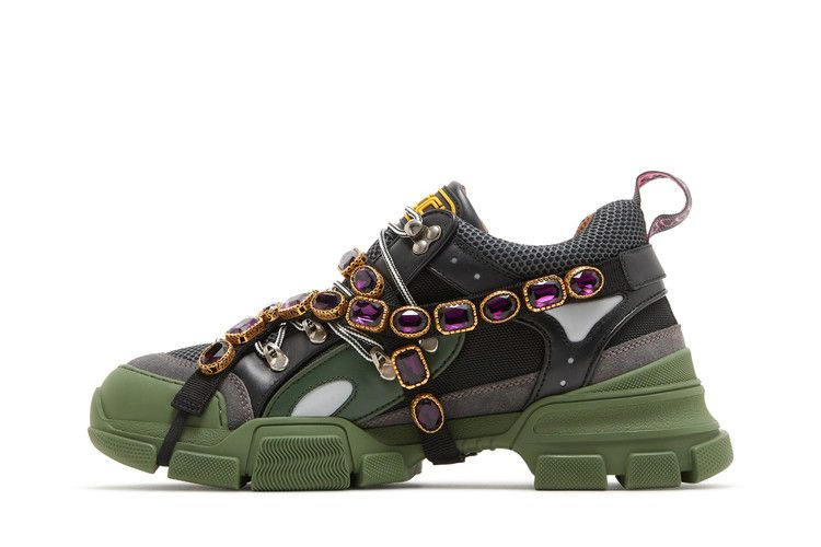 Кроссовки Gucci Flashtrek 'Green Crystals'