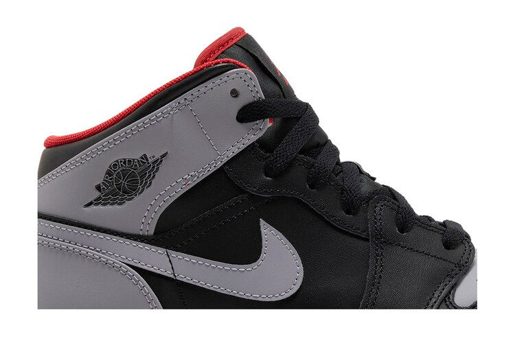 Кроссовки Air Jordan 1 Mid GS 'Bred Shadow'