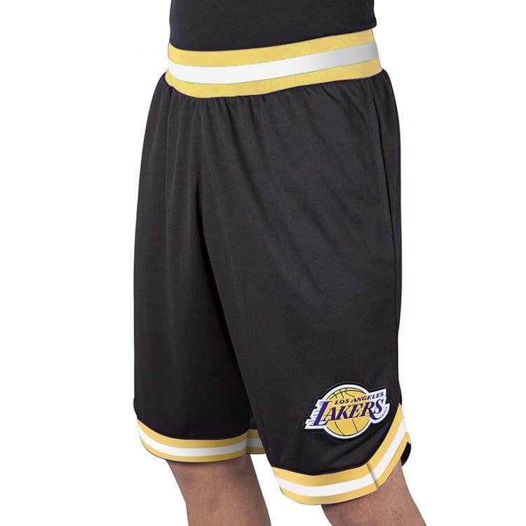 DPOY-LA-Lakers-Logo-Black-Shorts