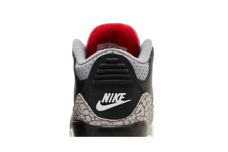 Кроссовки Air Jordan 3 Retro OG TD 'Black Cement' 2024