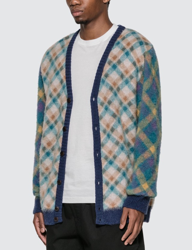 Кардиган Awake Mohair Cardigan Double Plaid