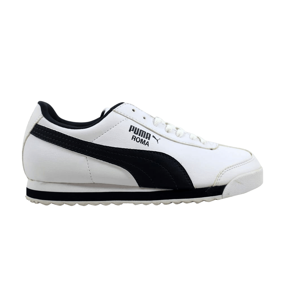 Кроссовки Puma Roma Basic Jr 'White New Navy'