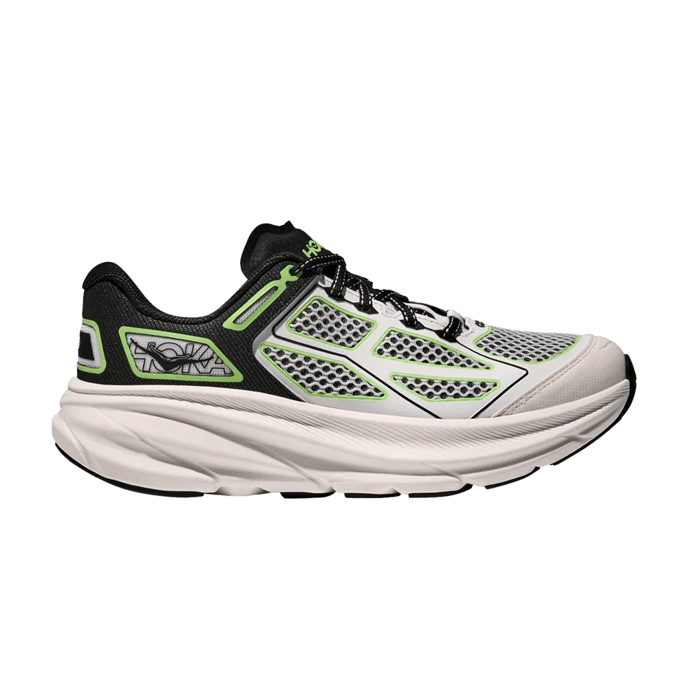 Krossovki-HOKA-Clifton-One9-White-Black-Green