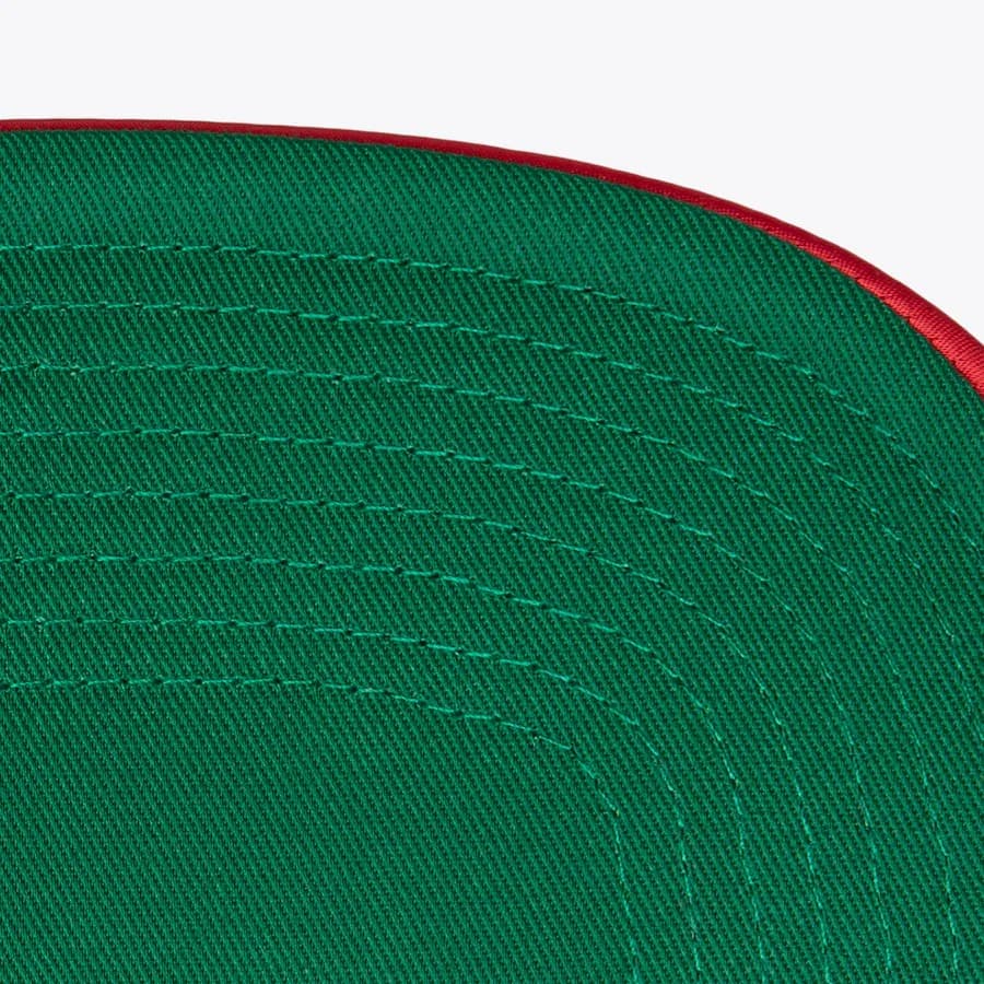 Бейсболка Mitchell & Ness Scarlet San Francisco 49ers Satin Snapback Trucker Hat