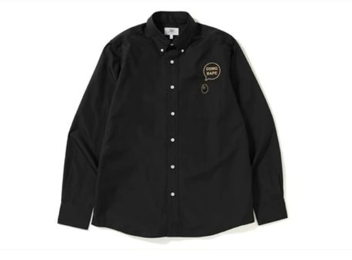 Рубашка BAPE x DSMG BD Shirt Black