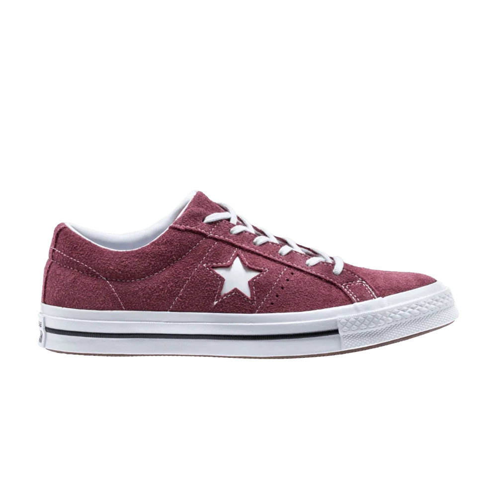 Krossovki-Converse-One-Star-Ox-Kids-Deep-Bordeaux