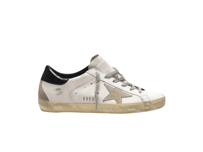 Кроссовки Golden Goose Wmns Superstar White Black Rear