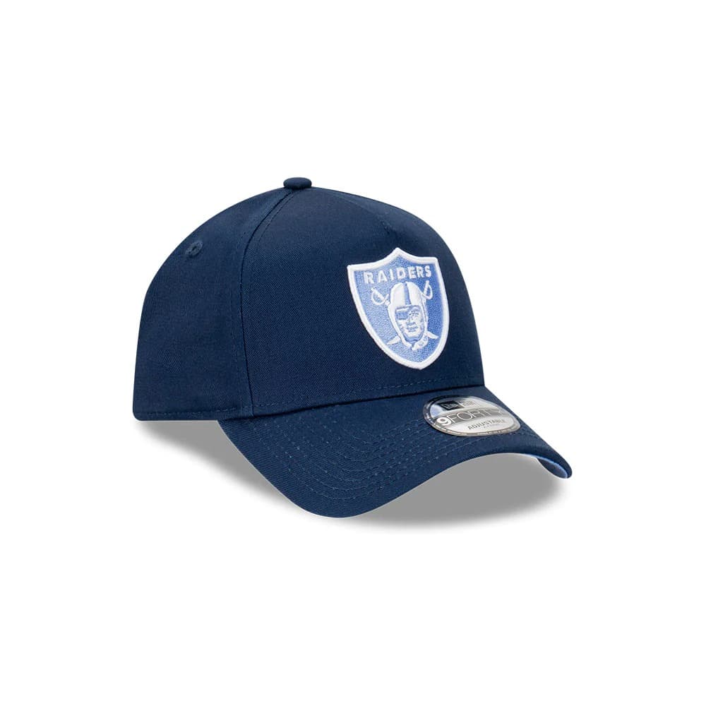 New-Era-Las-Vegas-Raiders-9FORTY-Midnight-Ice-A-Frame-NFL-Snapback-Hat-2