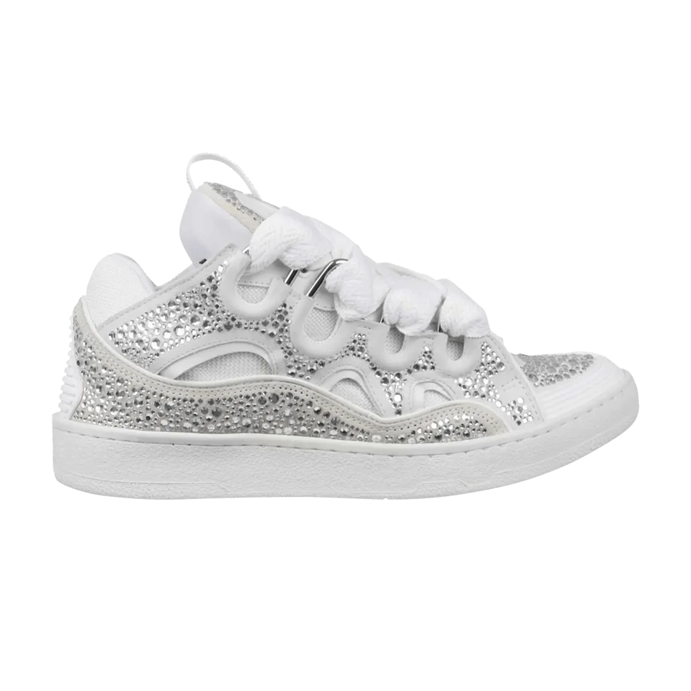 Кроссовки Lanvin Curb Sneakers 'Rhinestones - White'