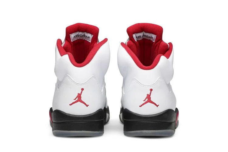Кроссовки Air Jordan 5 Retro 'White Fire Red' 2013