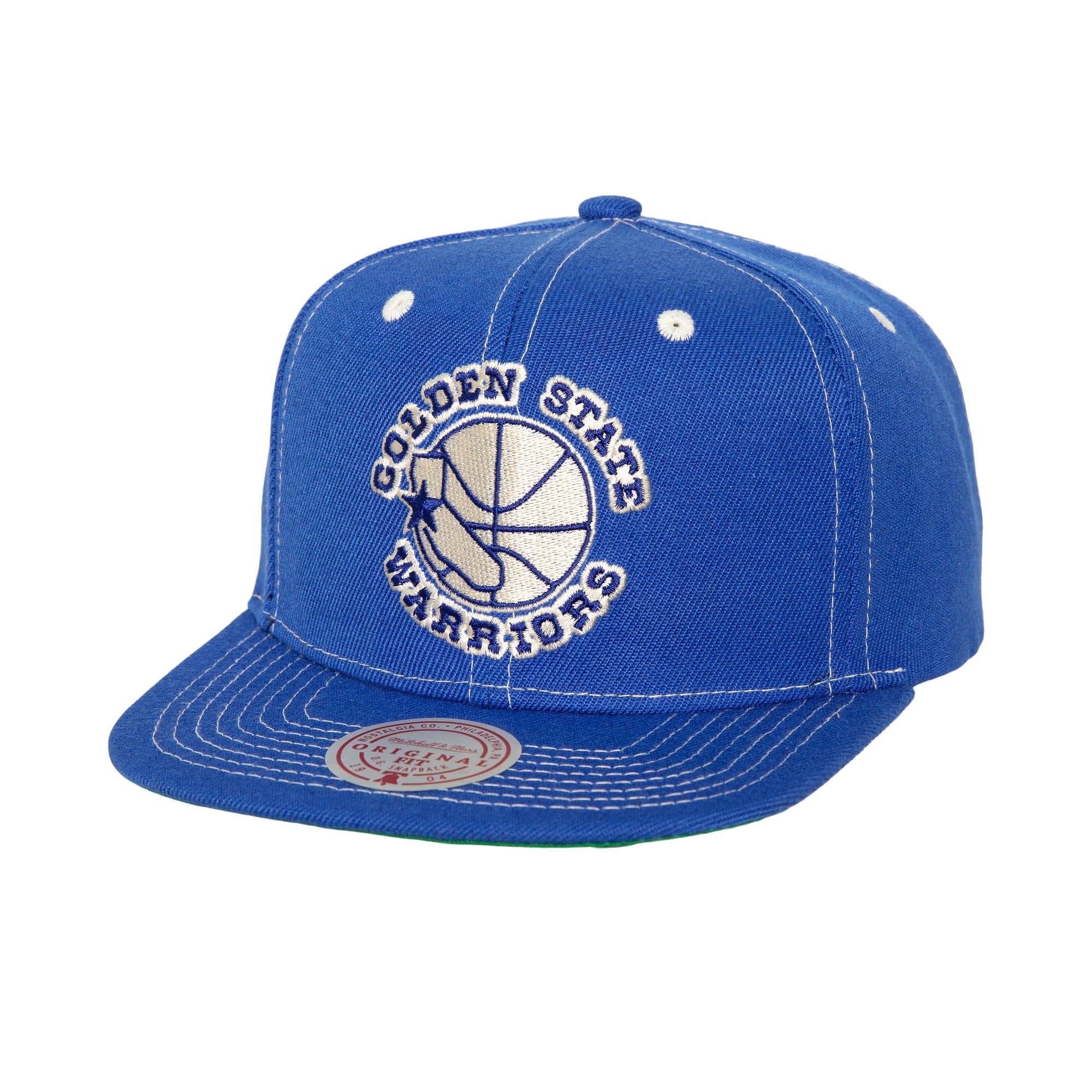 Бейсболка Mitchell & Ness Contrast Natural Snapback HWC Golden State Warriors Hat