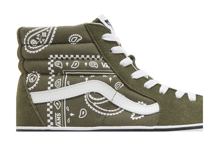 Vans Sk8-Hi 'Peace Paisley - Grape Leaf'