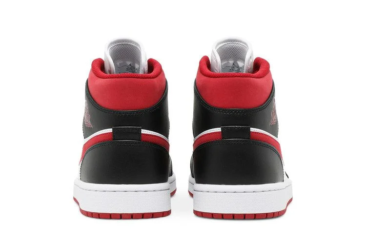 Кроссовки Air Jordan 1 Mid 'Black Gym Red'