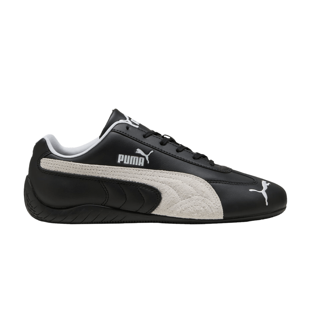 Кроссовки Puma Speedcat Leather 'Black White Suede Stripe'