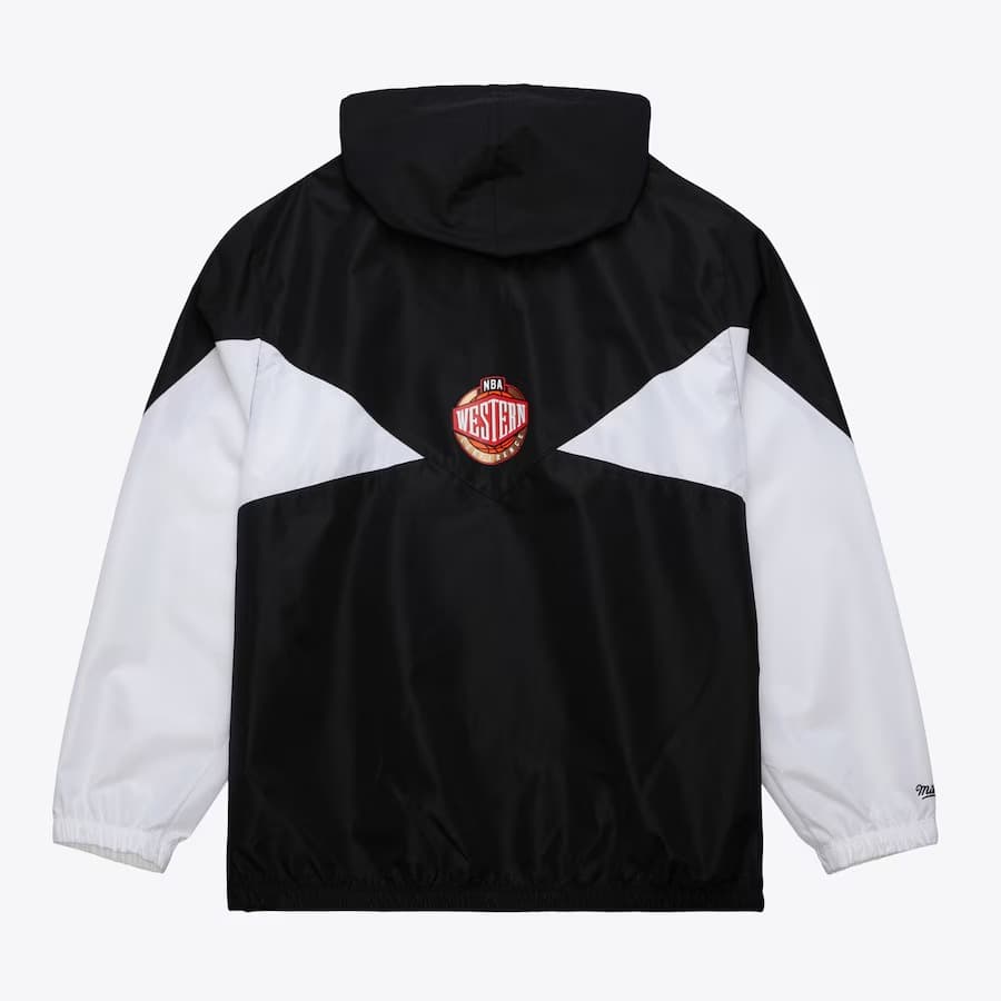 Анорак Mitchell & Ness Black Los Angeles Lakers Vintage Logo Ultimate Lightweight Full-Zip Windbreaker Jacket