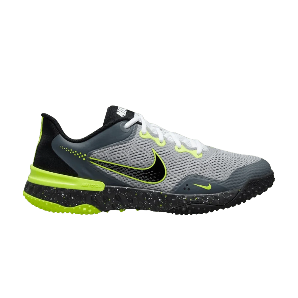 Кроссовки Nike Alpha Huarache Elite 3 Turf 'Light Smoke Grey Volt'