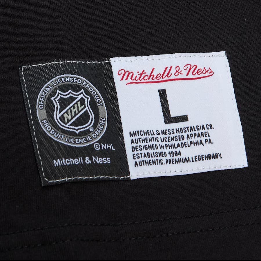 Футболка Mitchell & Ness Black Columbus Blue Jackets Team OG Premium T-Shirt
