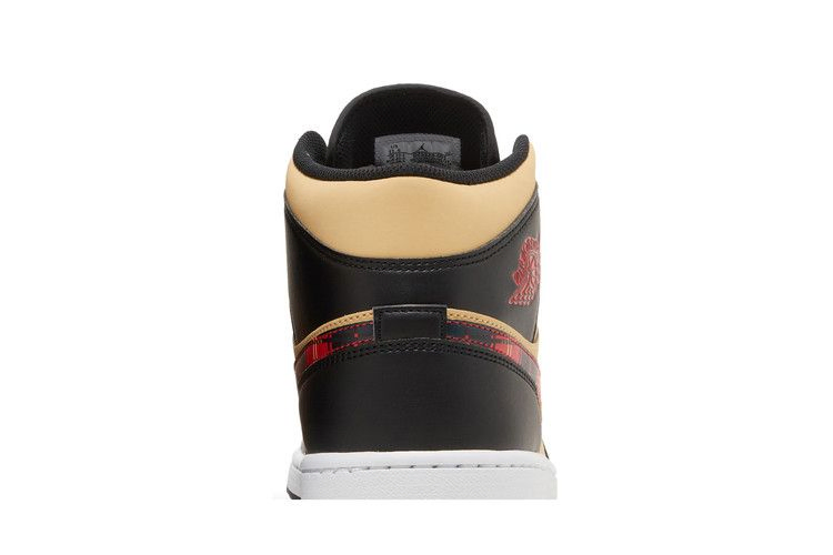 Кроссовки Air Jordan 1 Mid SE 'Tartan Swoosh'