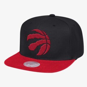 Mitchell-Ness-Black-Red-Toronto-Raptors-Two-Tone-Snapback-Hat-300x300