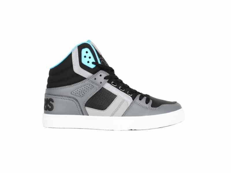 Кроссовки Osiris Clone Grey Black Cyan
