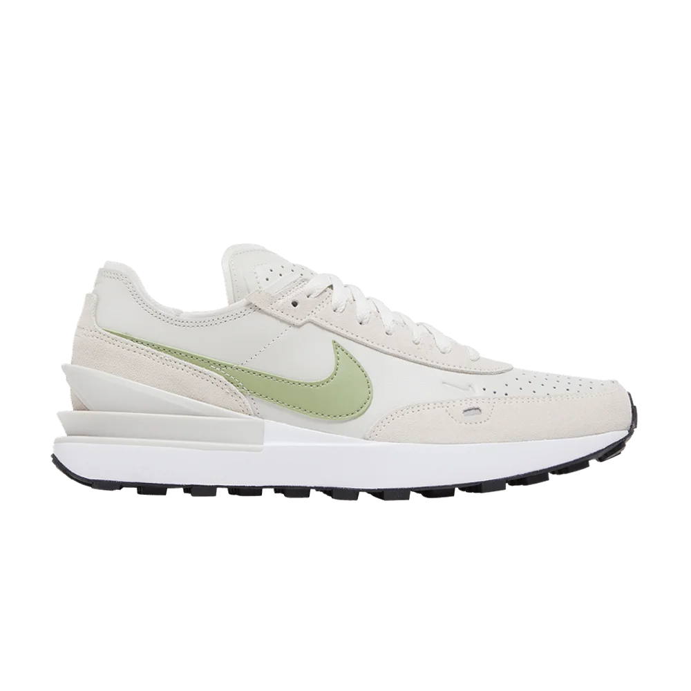 Krossovki-Nike-Waffle-One-Leather-Light-Bone-Oil-Green