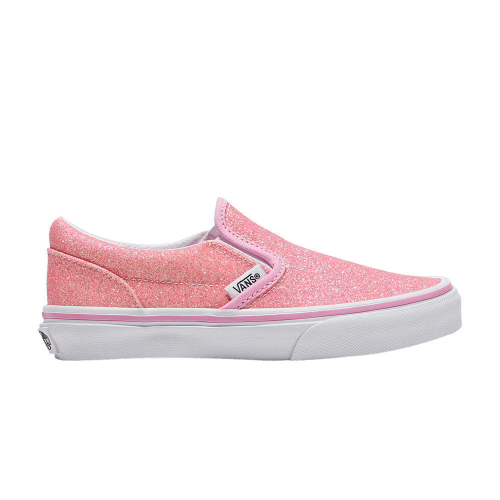 Кроссовки Vans Classic Slip-On V Kids 'Glitter - Pink'