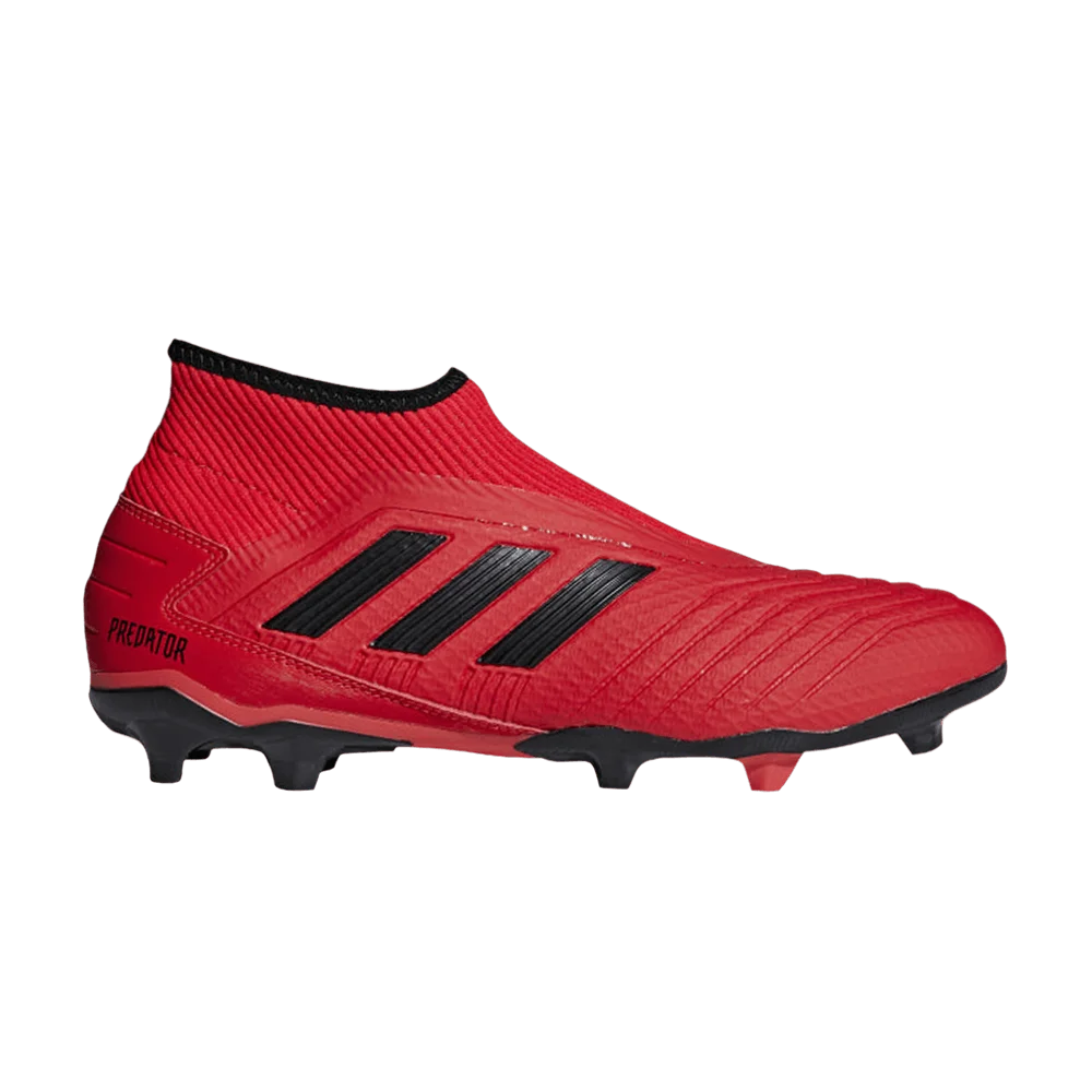 Krossovki-Adidas-Predator-19.3-Laceless-FG-Active-Red-Black