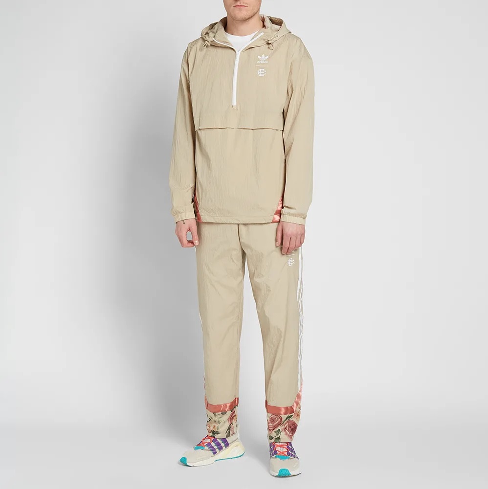 Худи adidas x Eric Emanuel Hoodie Stone Khaki