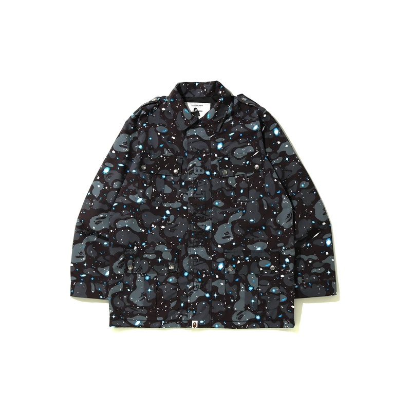 Куртка BAPE Space Camo Military Jacket Black