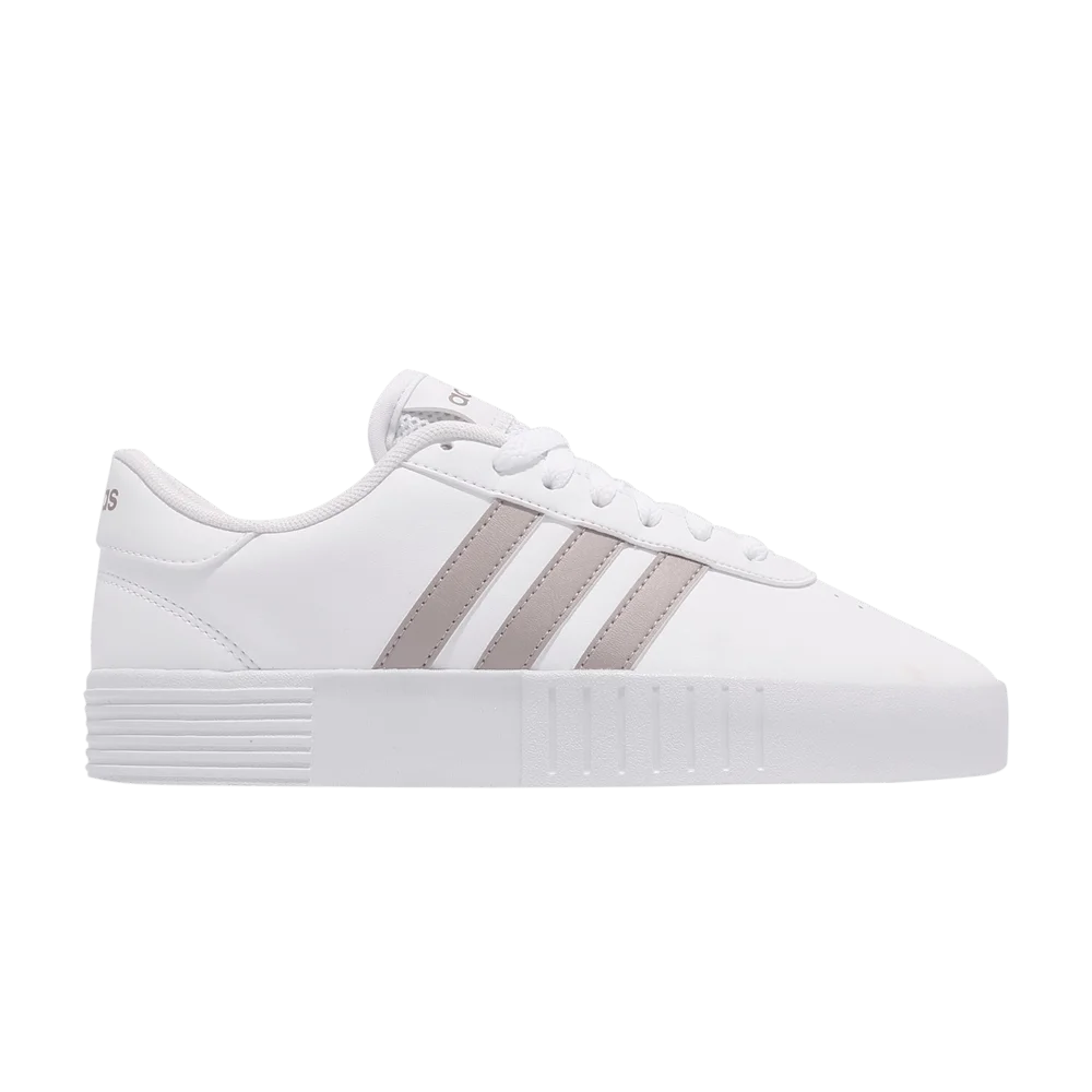 Krossovki-adidas-Court-Bold-White-Platinum-Metallic