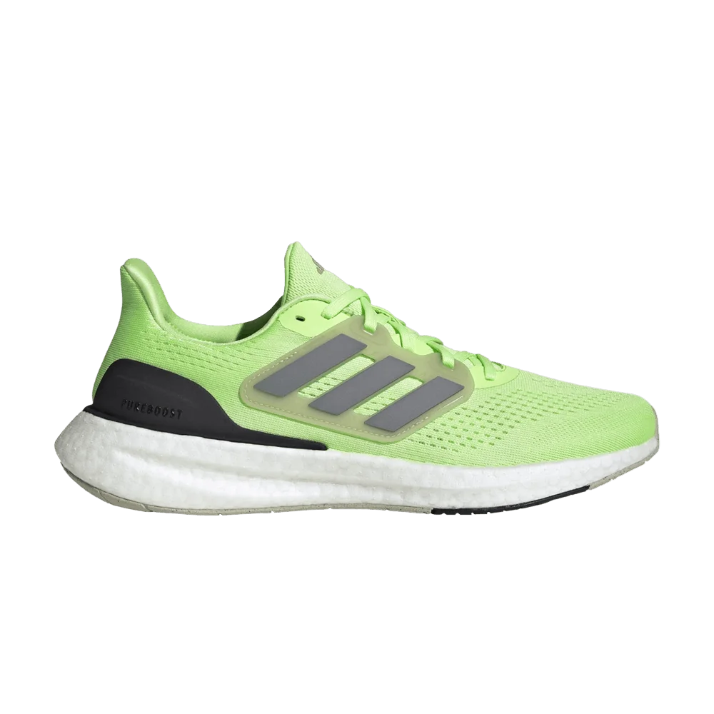 Krossovki-Adidas-PureBoost-23-Green-Spark