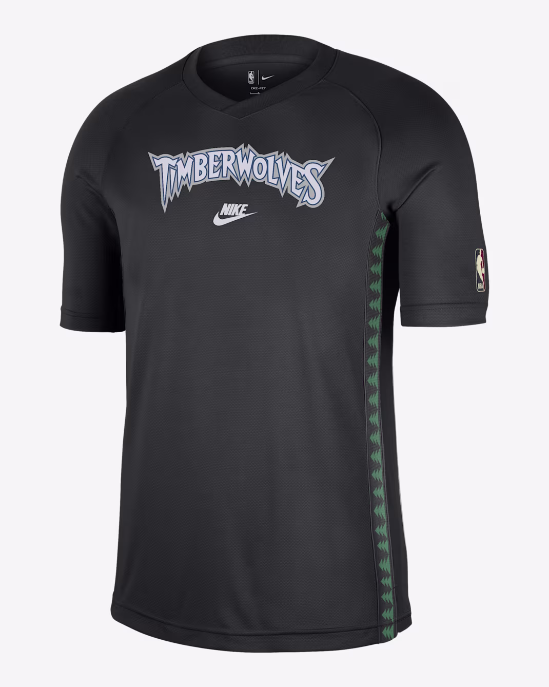 Мужская тренировочная футболка Nike NBA MIN 25-26 Hardwood Classics Black/White