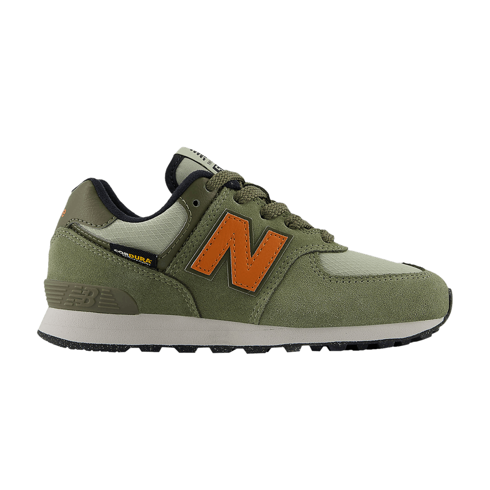 Кроссовки New Balance 574 Little Kid 'Dark Olivine Infield Clay'