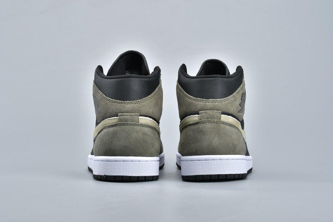 Кроссовки Wmns Air Jordan 1 Mid 'Olive'