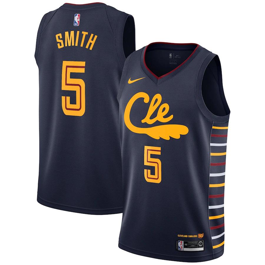 Баскетбольная джерси 2021-22 Cleveland Cavaliers #5 J.R Smith City Edition Swingman Jersey