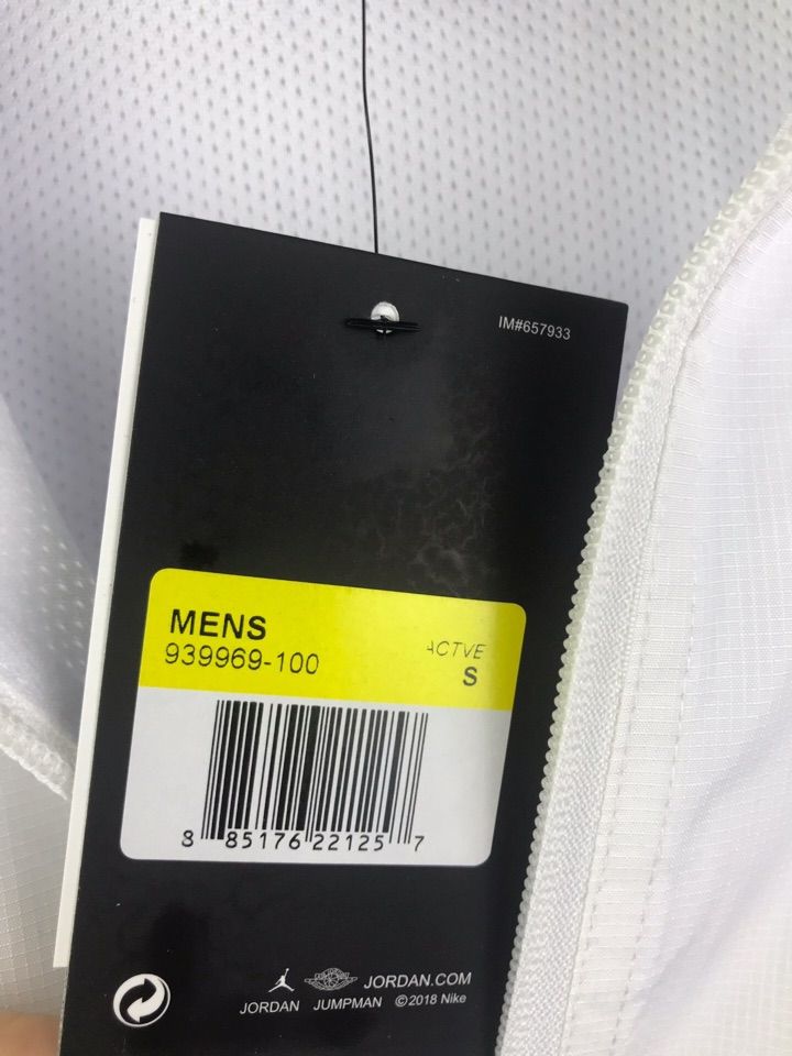 Олимпийка Air Jordan Jumpman Wings GFX Windbreaker White
