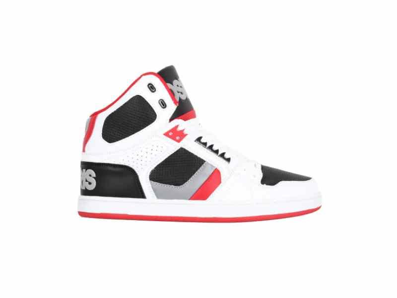 Кроссовки Osiris NYC 83 Clk White Black 3M Red