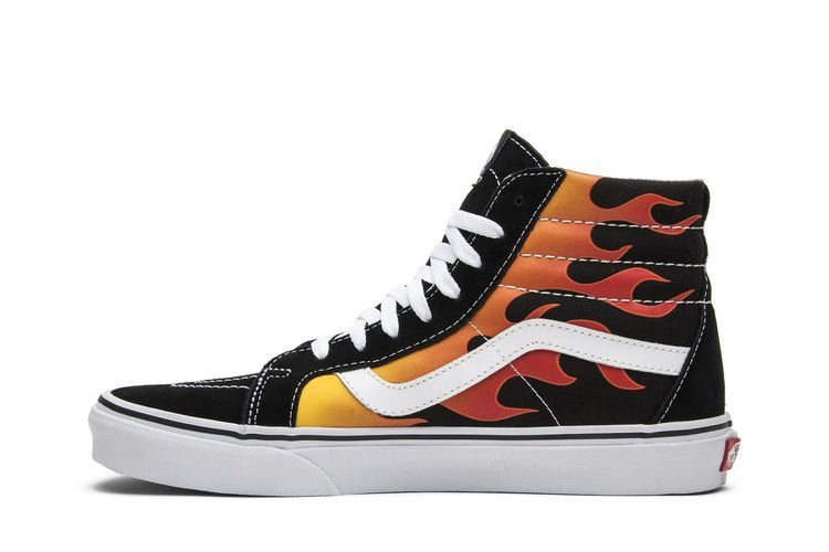 Кроссовки Vans Sk8-Hi Reissue 'Flames'