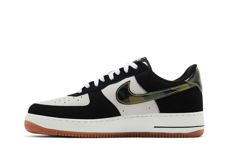 Кроссовки Nike Air Force 1 Low 'Black Patent Camo Swoosh'