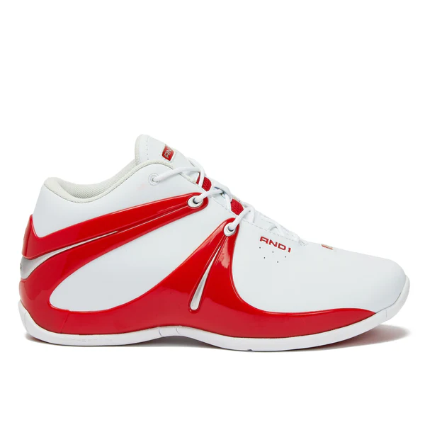 Кроссовки AND1 Rise White/Red/Silver Grey