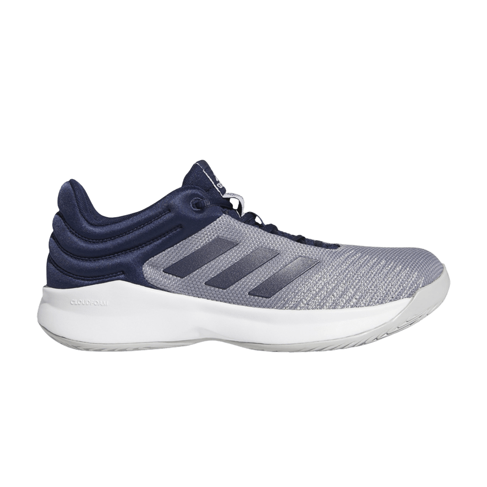 Кроссовки Adidas Pro Spark 2018 Low 'Grey Collegiate Navy'