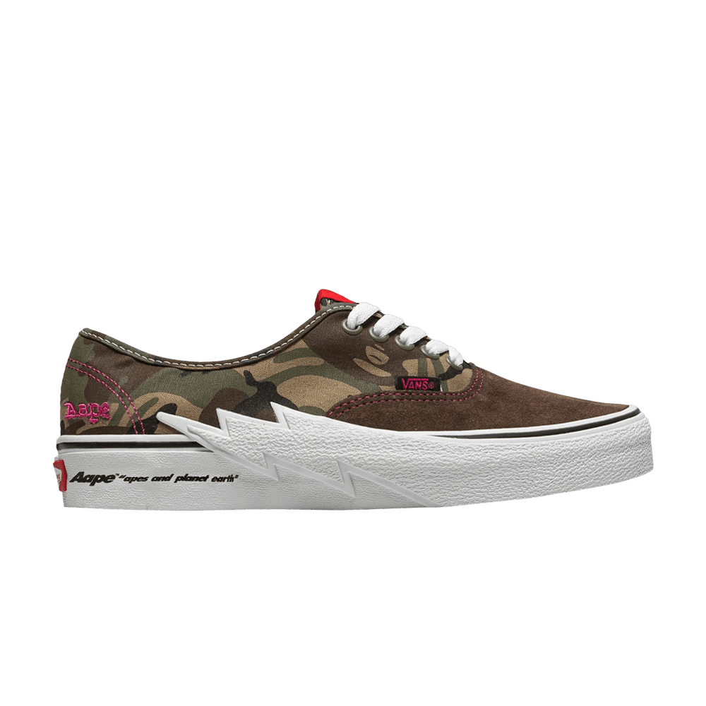 AAPE x Vans Authentic 'Bolt - Green Camo'