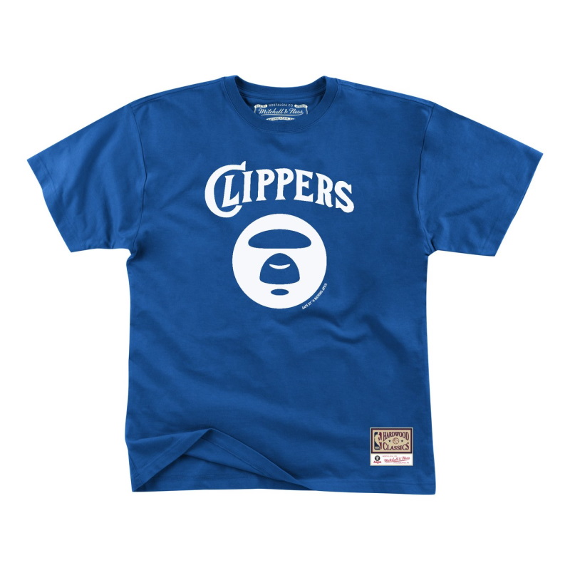Aape-x-Mitchell-Ness-San-Diego-Clippers-Tee-Navy