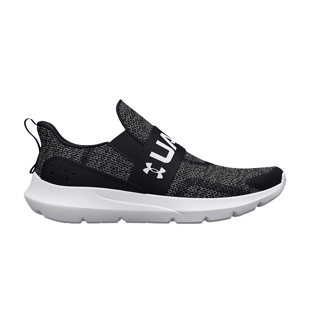 Кроссовки Under Armour Surge 3 Slip PS 'Black White'