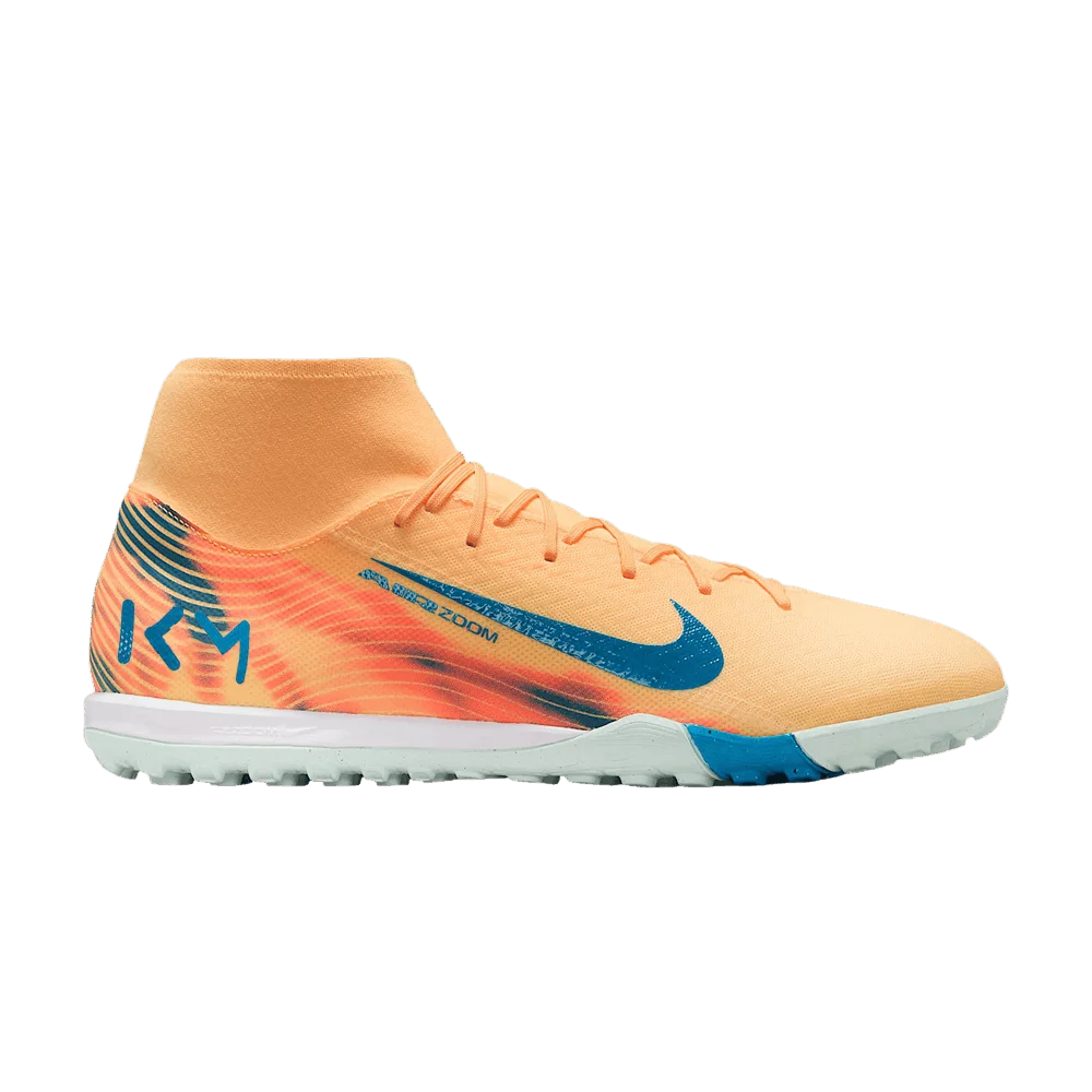 Кроссовки Nike Mercurial Superfly 10 Academy "Kylian Mbapp√©" 'Melon Tint/Igloo/Neo Turquoise'