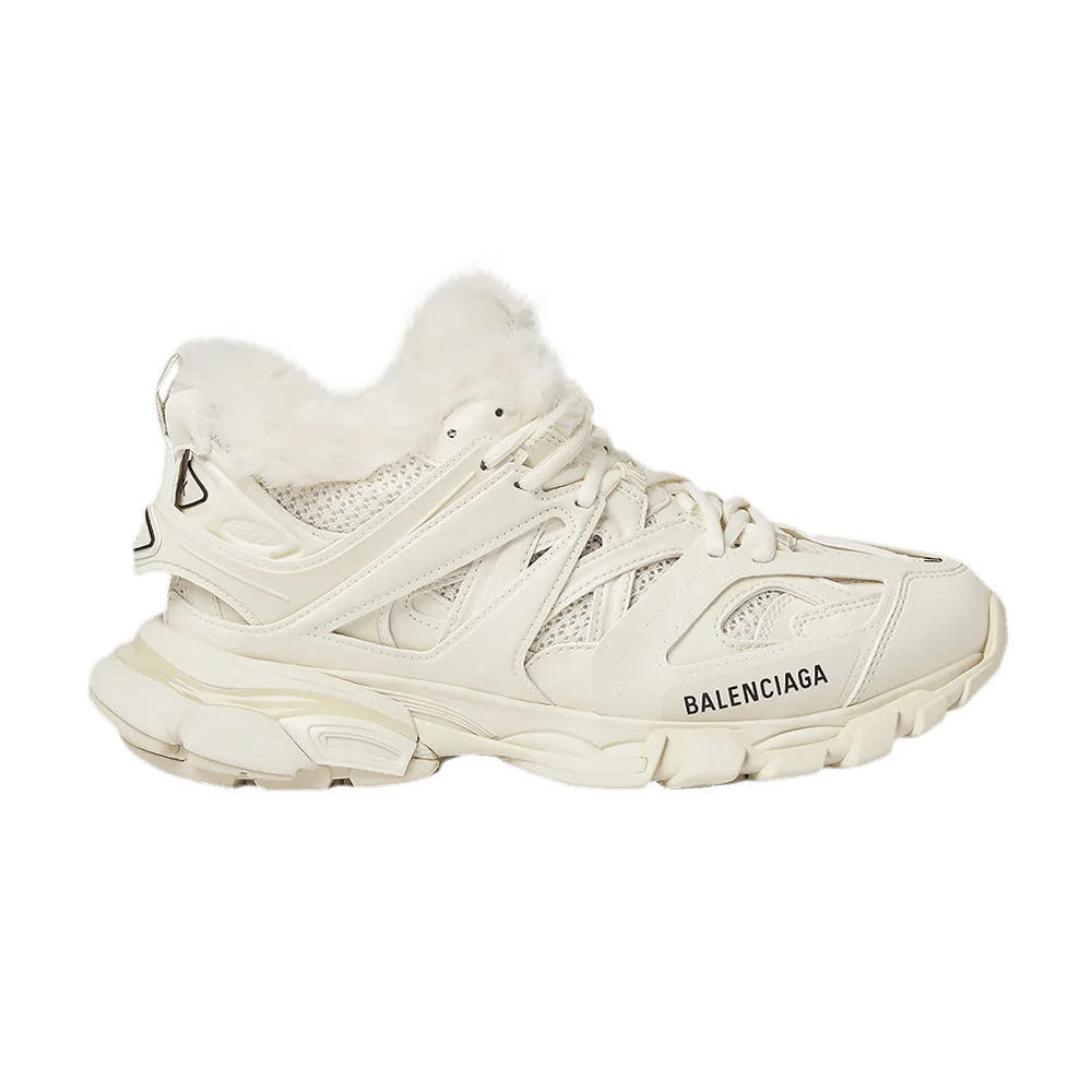 Кроссовки Balenciaga Wmns Track Trainer 'Fake Fur - Egg Shell'