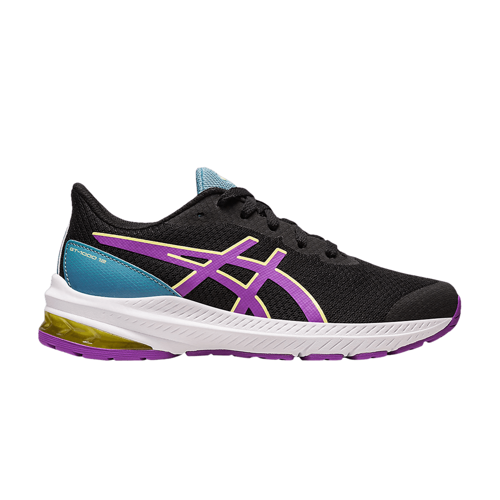 Кроссовки ASICS GT 1000 12 GS 'Black Cyber Grape'