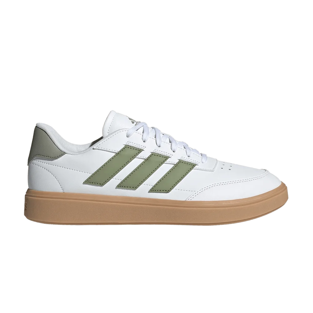 Кроссовки Adidas Courtblock 'White Tent Green Gum'