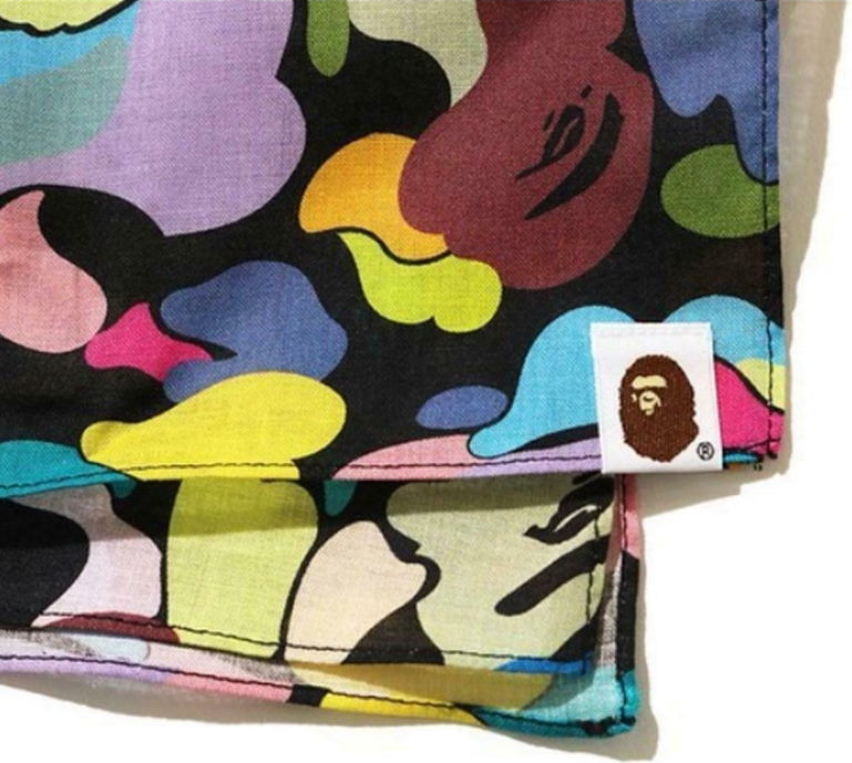 Бандана BAPE Multi Camo Bandana Black